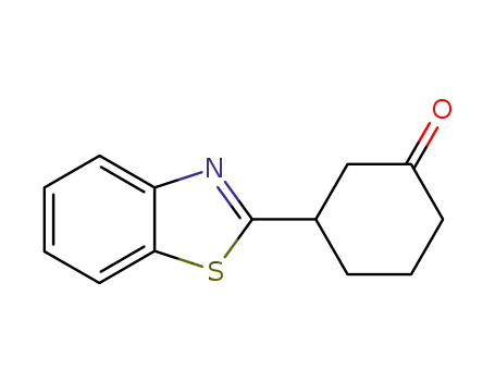 Molecular Structure of 85450-45-9 (Cyclohexanone, 3-(2-benzothiazolyl)-)