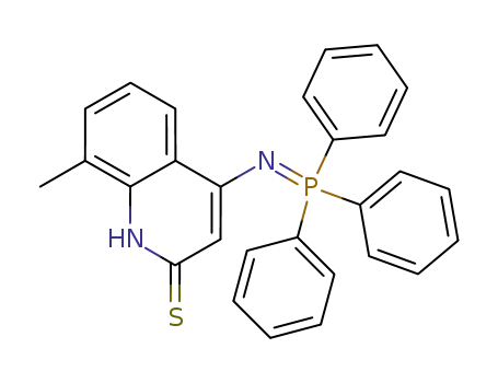 8-methyl-4-(triphenylphosphoranylideneamino)quinoline-2(1H)-thione