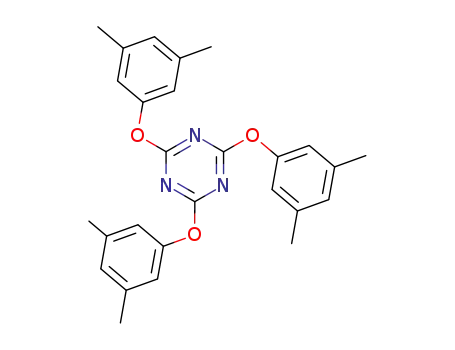 Molecular Structure of 1919-47-7 (2,4,6-tris-(3,5-dimethyl-phenoxy)-[1,3,5]triazine)