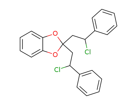 1,3-Benzodioxole, 2,2-bis(2-chloro-2-phenylethyl)-