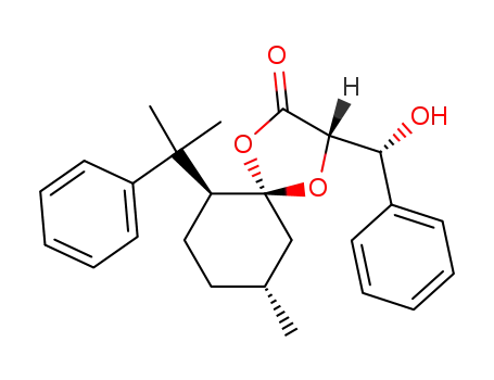 (3S,5R,6S,9R)-3-((R)-Hydroxy-phenyl-methyl)-9-methyl-6-(1-methyl-1-phenyl-ethyl)-1,4-dioxa-spiro[4.5]decan-2-one