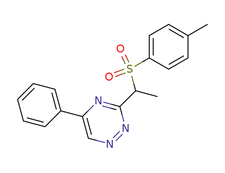 5-phenyl-3-<1-(p-tolylsulfonyl)ethyl>-1,2,4-triazine