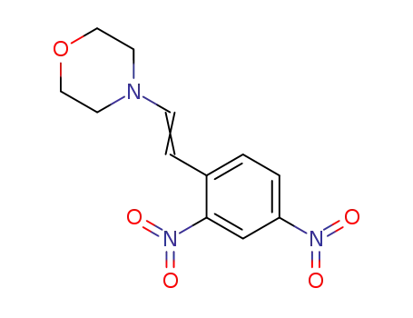 Molecular Structure of 117845-37-1 (4-[(E)-2-(2,4-Dinitro-phenyl)-vinyl]-morpholine)