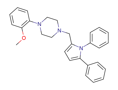 2-<<4-(2-methoxyphenyl)-1-piperazinyl>methyl>-1,5-diphenylpyrrole
