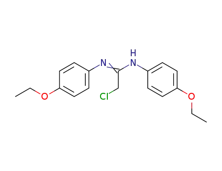 Molecular Structure of 40403-45-0 (2-CHLORO-N,N''-BIS-(4-ETHOXY-PHENYL)-ACETAMIDINE)