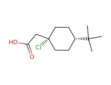 Cyclohexaneacetic acid, 1-chloro-4-(1,1-dimethylethyl)-, cis-