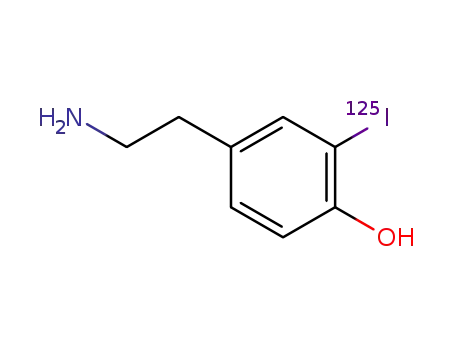 mono-<125I>iodotyramine