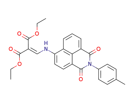 ethyl β-N-(p-tolyl)naphthalimide-4-amino-α-(carbethoxy)acrylate
