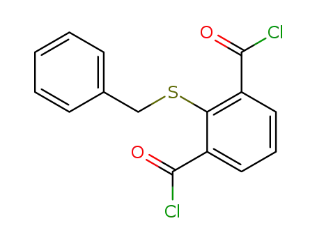 1,3-Benzenedicarbonyl dichloride, 2-[(phenylmethyl)thio]-