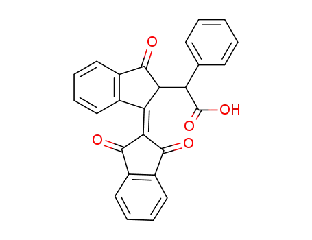 3-(1',3'-Dioxoindan-2'-ylidene)-indan-1-one-2-(α-phenylacetic acid)