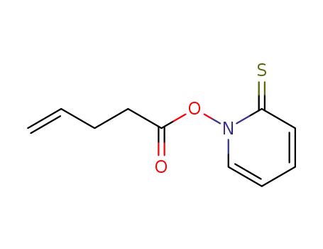 Molecular Structure of 113882-49-8 (2(1H)-Pyridinethione, 1-[(1-oxo-4-pentenyl)oxy]-)