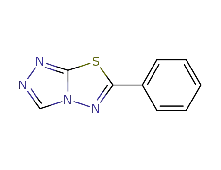1,2,4-트리아졸로[3,4-B][1,3,4]티아디아졸, 6-페닐-