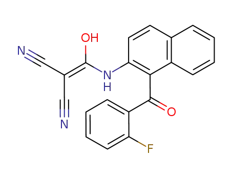 2-{[1-(2-Fluoro-benzoyl)-naphthalen-2-ylamino]-hydroxy-methylene}-malononitrile