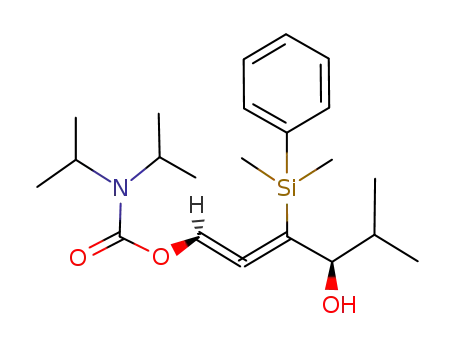 (P<sup>*</sup>,R<sup>*</sup>)-4-hydroxy-3-dimethylphenylsilyl-5-methyl-1,2-hexadienyl N,N-diisopropylcarbamate
