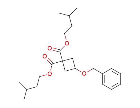diisoamyl 3-benzyloxycyclobutane-1,1-dicarboxylate