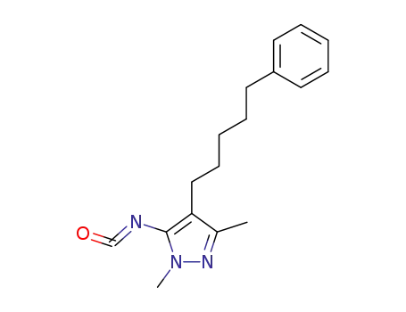 5-Isocyanato-1,3-dimethyl-4-(5-phenyl-pentyl)-1H-pyrazole