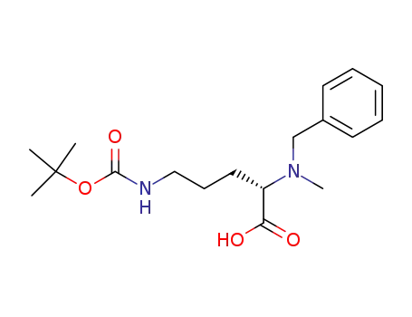 2-(benzyl-methyl-amino)-5-<i>tert</i>-butoxycarbonylamino-pentanoic acid
