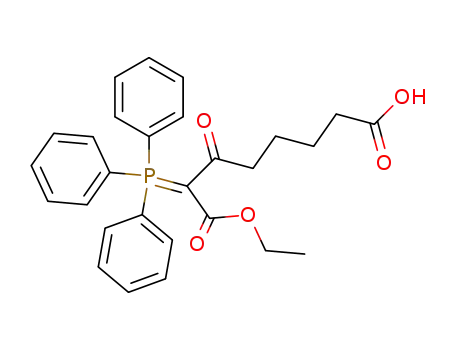 <1-(Ethoxycarbonyl)-6-carboxy-2-oxohexylidene>triphenylphopshorane