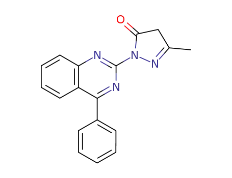 5-Methyl-2-(4-phenyl-quinazolin-2-yl)-2,4-dihydro-pyrazol-3-one
