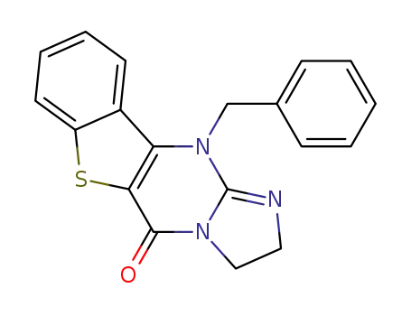 11-Benzyl-2,3-dihydro<1>benzothieno<3,2-d>imidazo<1,2-a>pyrimidin-5-(11H)-one