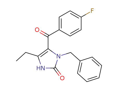 2H-Imidazol-2-one,
4-ethyl-5-(4-fluorobenzoyl)-1,3-dihydro-1-(phenylmethyl)-