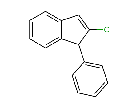 Molecular Structure of 37405-17-7 (1H-Indene, 2-chloro-1-phenyl-)