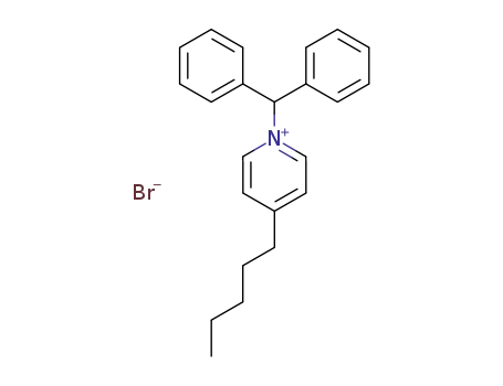 Molecular Structure of 63905-98-6 (1-(diphenylmethyl)-4-pentylpyridinium bromide)