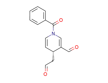 (R)-1-Benzoyl-4-(2-oxo-ethyl)-1,4-dihydro-pyridine-3-carbaldehyde