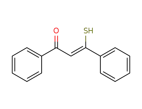 Molecular Structure of 65581-07-9 (2-Propen-1-one, 3-mercapto-1,3-diphenyl-, (Z)-)