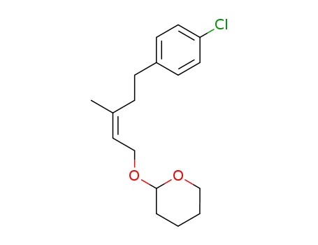 5-(4-chlorophenyl)-3-methylpent-2-enyl tetrahydropyran-2-yl ether