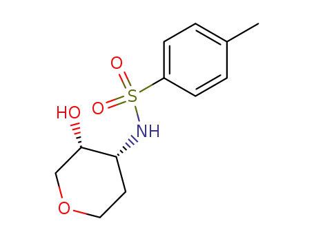 Tetrahydro-4-(4-methylphenylsulfonylamino)-3-pyranol