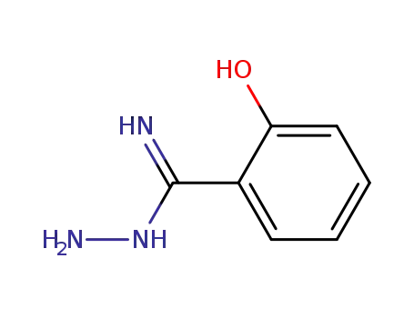 Molecular Structure of 875-55-8 (Benzenecarboximidic  acid,  2-hydroxy-,  hydrazide)