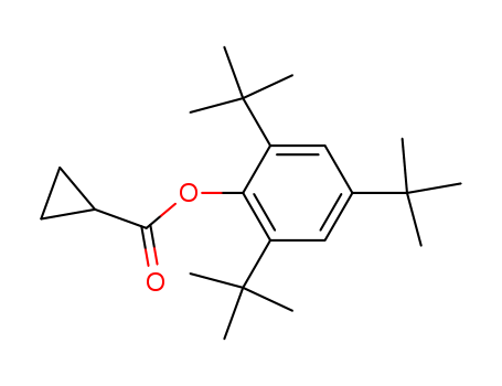 Cyclopropanecarboxylic acid, 2,4,6-tris(1,1-dimethylethyl)phenyl ester