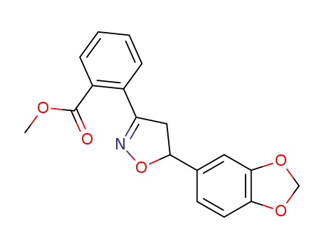 Methyl 2-<5-(3,4-methylenedioxyphenyl)-2-isoxazolin-3-yl>benzoate