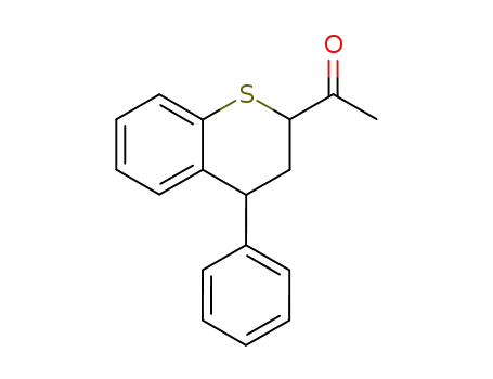 2-acetyl-3,4-dihydro-4-phenyl-2H-1-benzothiopyran