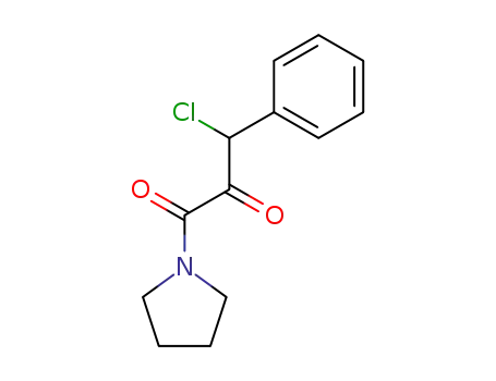 N-pyrrolidide of 3-phenyl-3-chloro-2-ketopropionic acid
