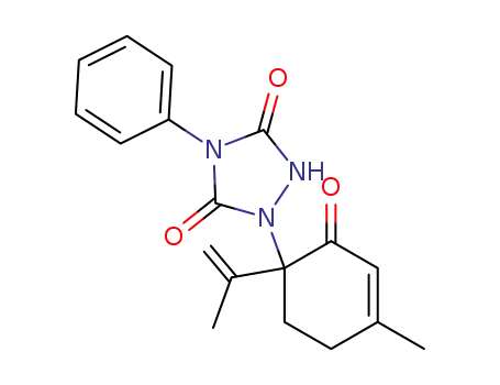 1-[4-methyl-2-oxo-1-(prop-1-en-2-yl)cyclohex-3-en-1-yl]-4-phenyl-1,2,4-triazolidine-3,5-dione