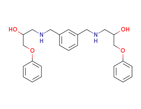 2-Propanol,1,1'-[1,3-phenylenebis(methyleneimino)]bis[3-phenoxy- (9CI)