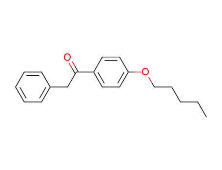 Molecular Structure of 63192-20-1 (Ethanone, 1-[4-(pentyloxy)phenyl]-2-phenyl-)