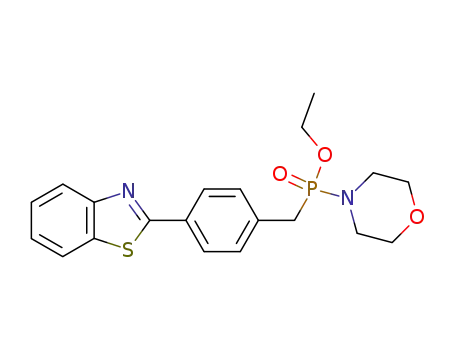 (4-Benzothiazol-2-yl-benzyl)-morpholin-4-yl-phosphinic acid ethyl ester
