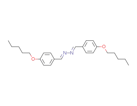 Molecular Structure of 99163-24-3 (Benzaldehyde, 4-(pentyloxy)-,
[[4-(pentyloxy)phenyl]methylene]hydrazone, (E,E)-)