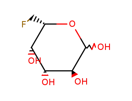 Molecular Structure of 447-25-6 (6-DEOXY-6-FLUORO-D-GALACTOSE)