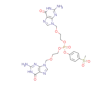 비스(2-(구아닌-9-일메톡시)에톡시)-4-(메틸설포닐)페닐 포스페이트
