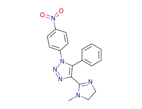 1H-1,2,3-Triazole,
4-(4,5-dihydro-1-methyl-1H-imidazol-2-yl)-1-(4-nitrophenyl)-5-phenyl-