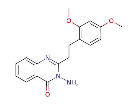 4(3H)-Quinazolinone, 3-amino-2-[2-(2,4-dimethoxyphenyl)ethyl]-