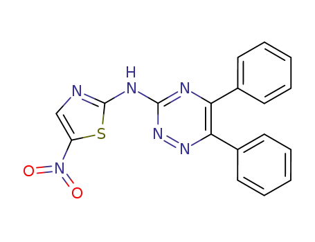 1,2,4-Triazin-3-amine, N-(5-nitro-2-thiazolyl)-5,6-diphenyl-