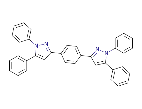 1,5,1',5'-tetraphenyl-1<i>H</i>,1'<i>H</i>-3,3'-<i>p</i>-phenylene-bis-pyrazole