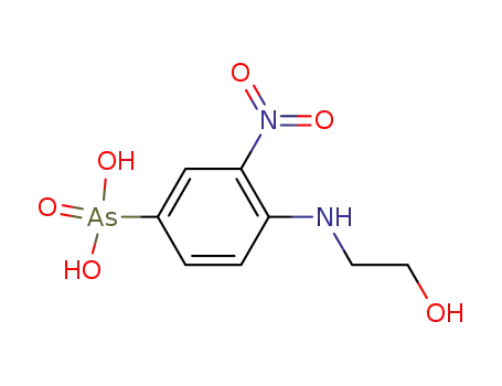 Molecular Structure of 741258-23-1 ([4-(2-hydroxy-ethylamino)-3-nitro-phenyl]-arsonic acid)