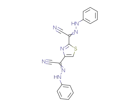 2,4-bis-(phenylhydrazonocyanomethyl)thiazole