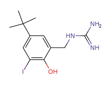 N-<<5-(1,1-dimethylethyl)-2-hydroxy-3-iodophenyl>methyl>guanidine